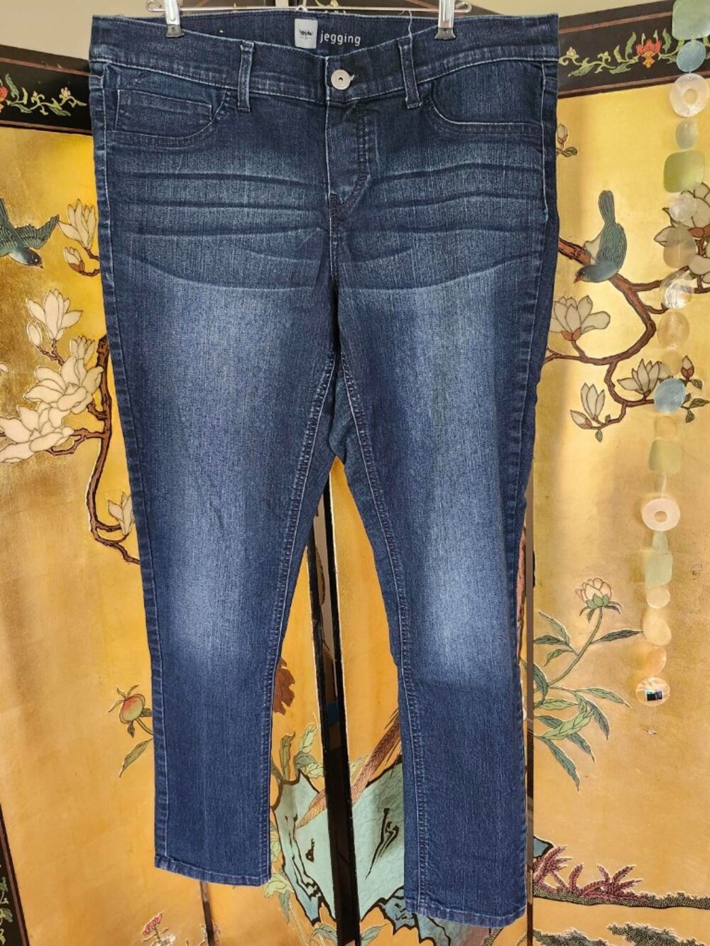 Mossimo Supply Co. Navy Skinny Jeggings XL